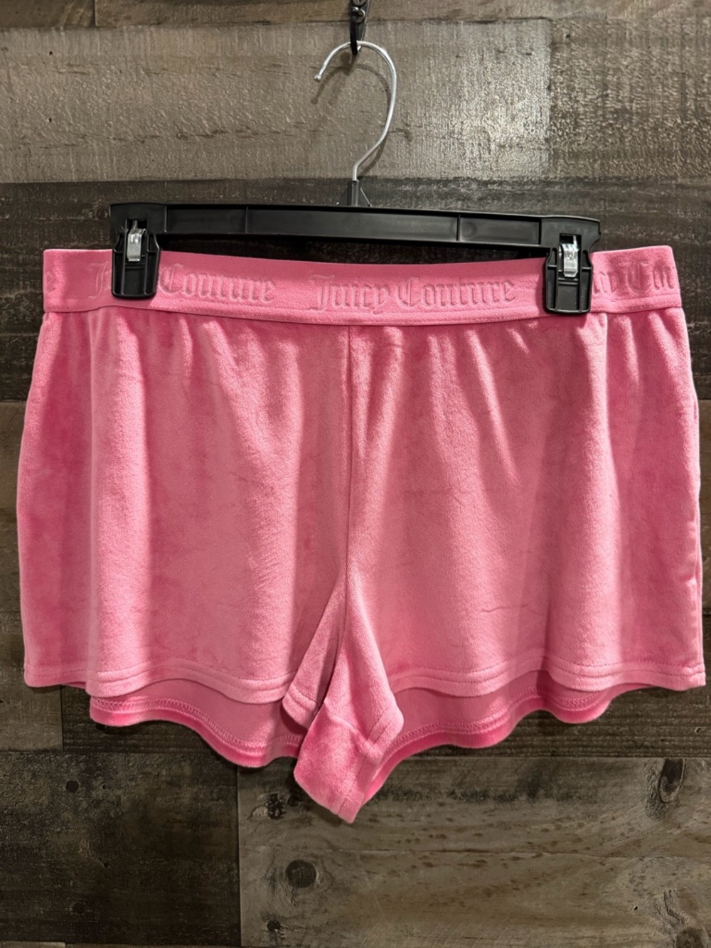 Juicy Couture Pink Velour Sleepwear Label Top